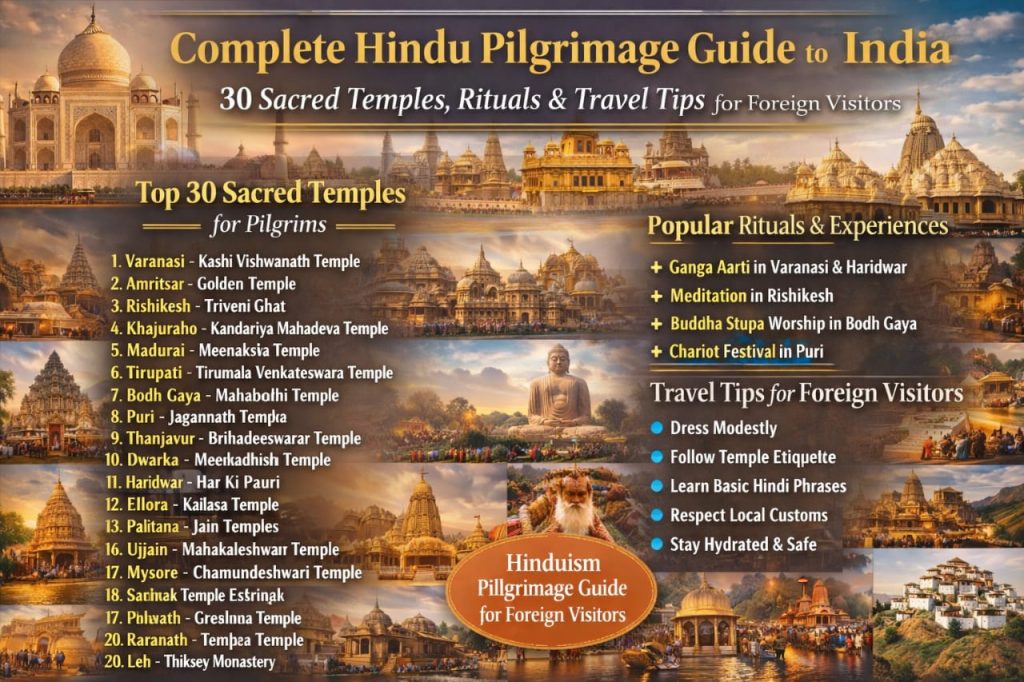 Hindu Pilgrimage Guide to India 30 Sacred Temples & Travel Tips ...
